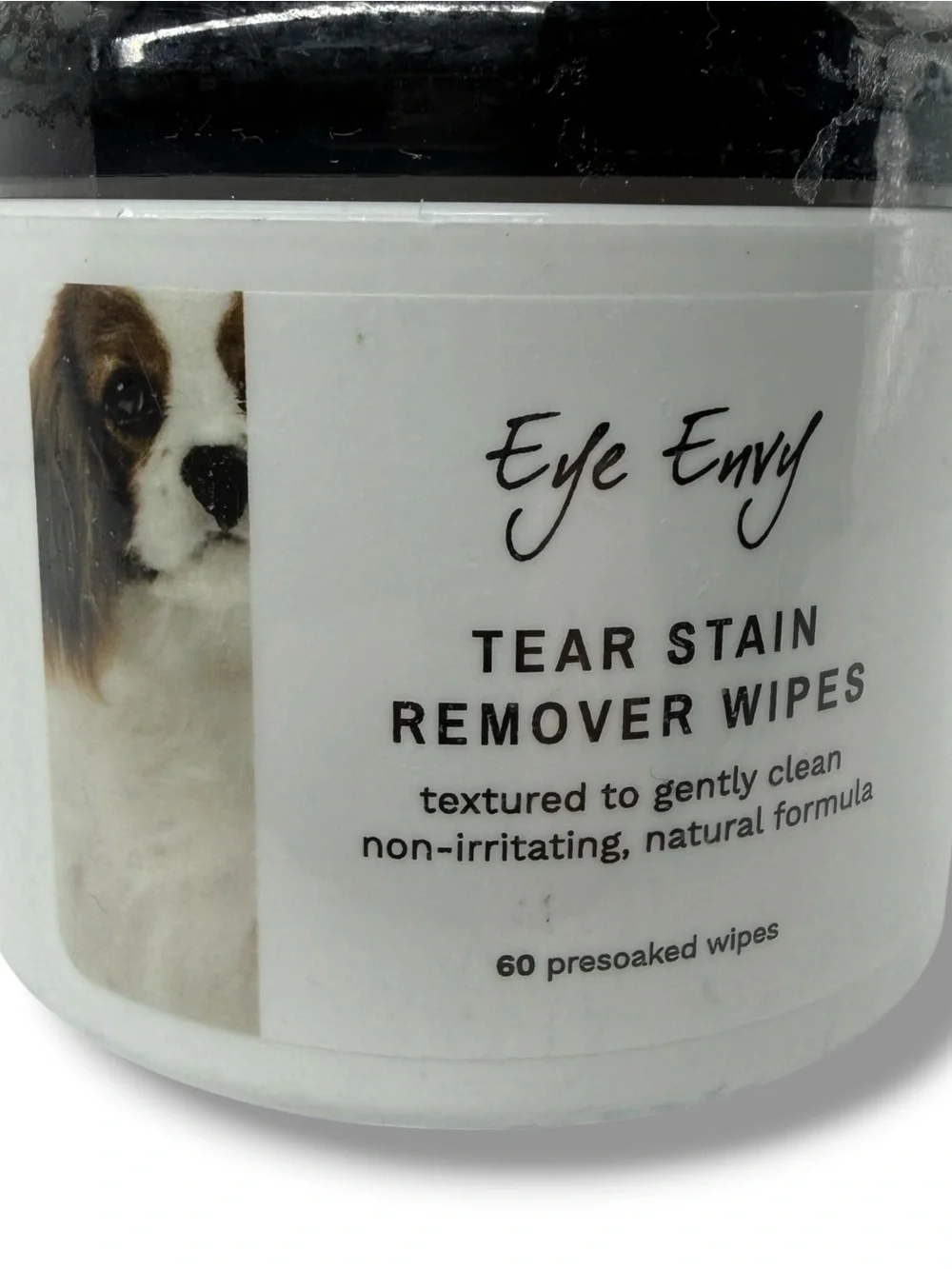 Eye Envy Tear Stain Wipes for Dogs 60 Count Gently Cleans Loosen Debris EXP 4/29